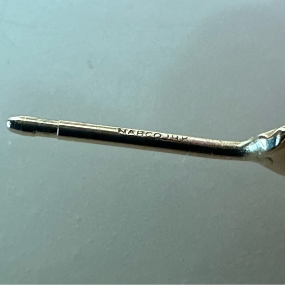 14k Solid Gold Twist Hoop Earrings - Picture 4 of 12